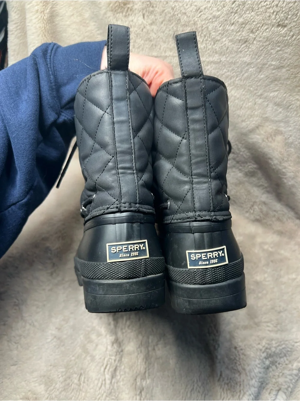 Sperry Boots Black size 8